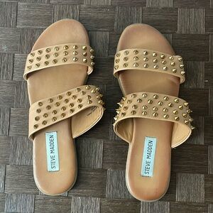 Steve Madden Parkin sandals in brown - lightly used!